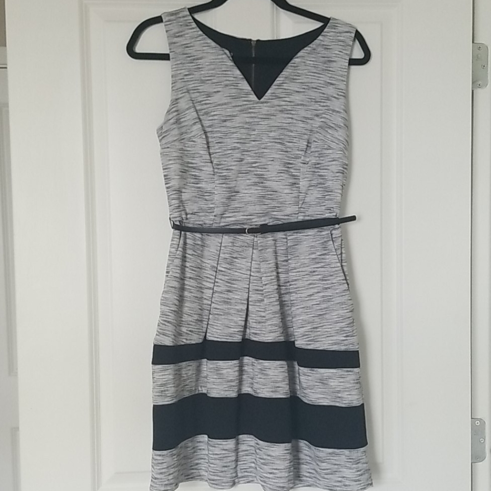 A. Byer Work Dress with Belt and Pockets!